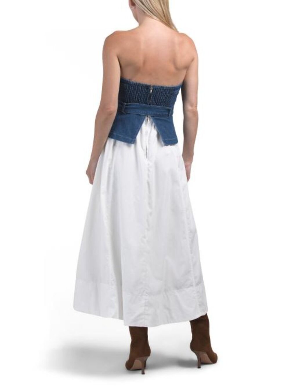 EN SAISON Harlow Denim Midi Dress - Picture 2 of 6